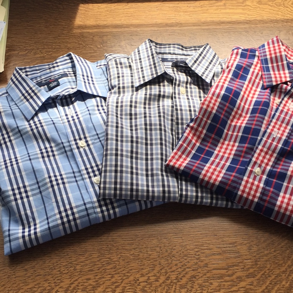 3 Brooks Brothers dress shirts non-iron